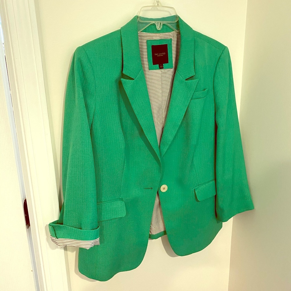 The Limited Green Blazer